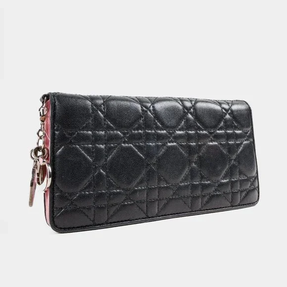 Lady dior long wallet hotsell
